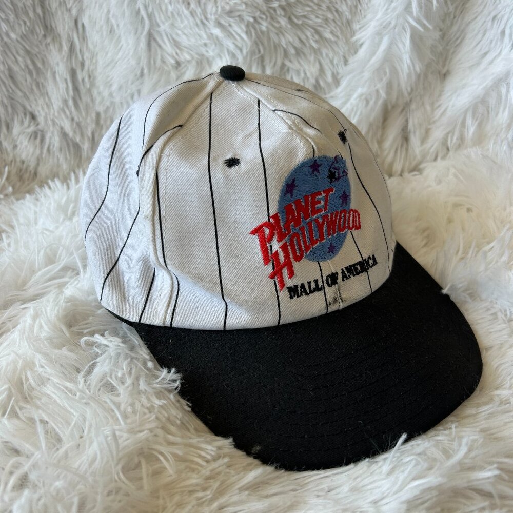 Planet Hollywood Mall of America Snapback Hat VTG‎ Cap Baseball Hat 90s
